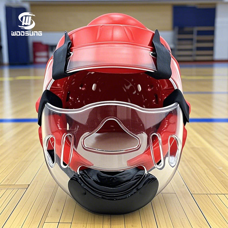 Taekwondo-Kopfschutz mit Gesichtsschutz
